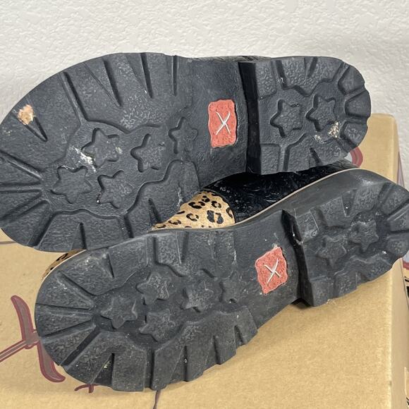 Twisted X All Around Boots 9” Womens‎ Size 7.5 M WAB0001 Leopard Print - Picture 10 of 14